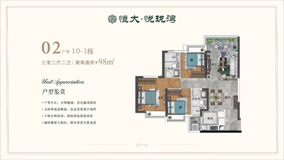 中山【恒大悦珑湾户型图】展示-中山马鞍岛恒大悦珑湾